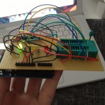 ArduinoISP-Lochraster-Prototyp