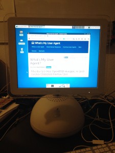 OpenBSD mit XFCE auf einem Apple iMac G4