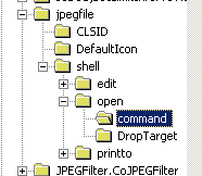 shell/open/command Knoten